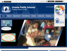 Tablet Screenshot of livoniapublicschools.org